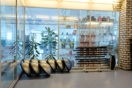 Interior of a fitness hallのeditorial素材