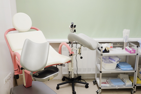 The image of gynecological chairの写真素材