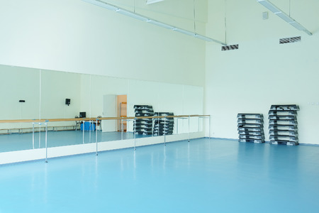 The interior of the dance studioの写真素材