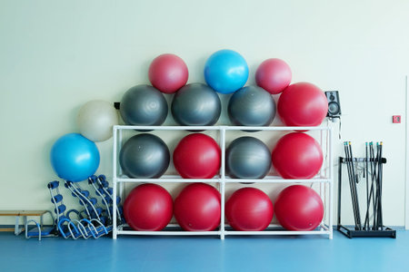 The interior of the dance studioの写真素材