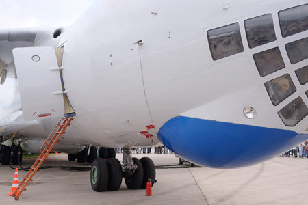 The image of a passenger plane