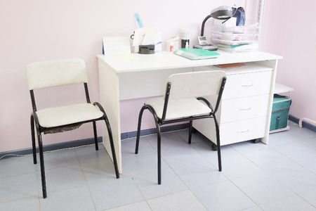 Working place of a doctorの写真素材