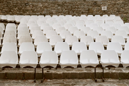 open air theatre in Old Bar, Montenegroの写真素材