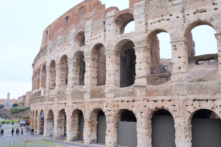 The image of Coliseum in Roma, Italyの写真素材