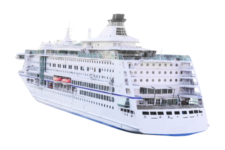 Stockholm, Sweden - March, 16, 2016: The image of a cruise ship near Stockholm, Swedenのeditorial素材