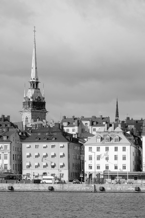 Stockholm, Sweden - March, 16, 2016: landscape with the image of Stockholm, Swedenのeditorial素材
