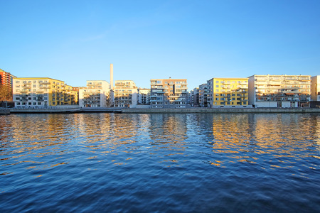 Stockholm, Sweden - March, 16, 2016: landscape with the image of Stockholm, Swedenのeditorial素材