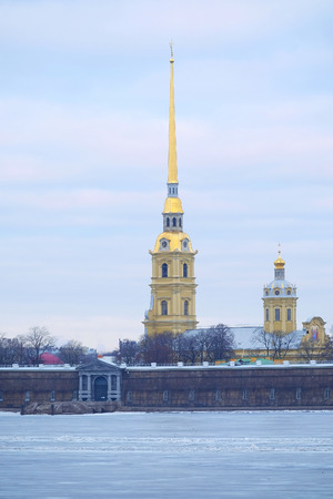 St. Petersburg, Russia - April, 3, 2016: Peter-Paul Fortress in St. Petersburg, Russiaのeditorial素材