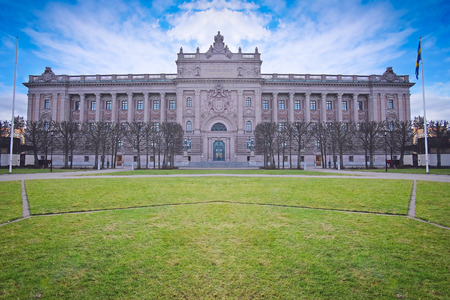 Stockholm, Sweden - April, 6, 2016: view of an old town of Stockholm, Swedenのeditorial素材