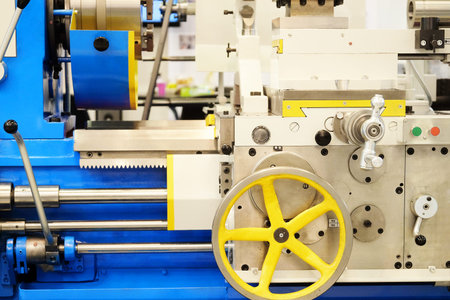 The image of lathe