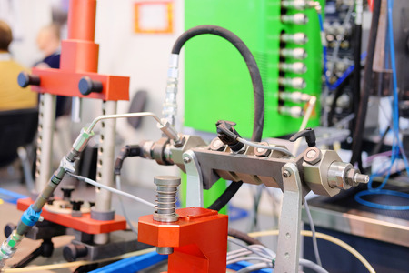 The image of a car injector diagnostic and repair machineの写真素材