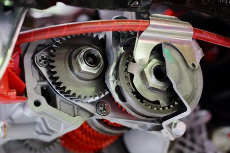 Part of a car engine