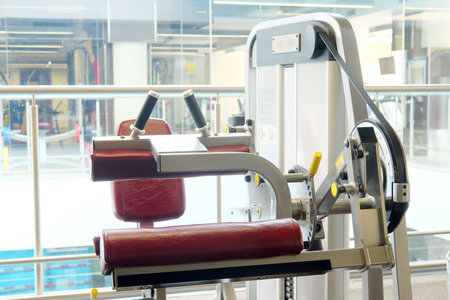 Interior of a modern fitness hall