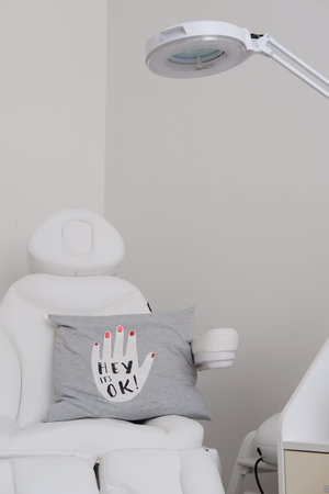 Interior of a modern cosmetology officeの写真素材