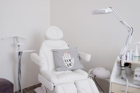 Interior of a modern cosmetology officeの写真素材