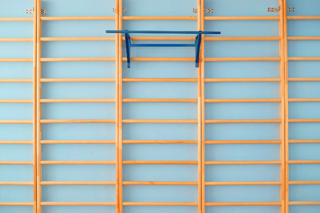 The image of a wall bar in a fitness hallの写真素材