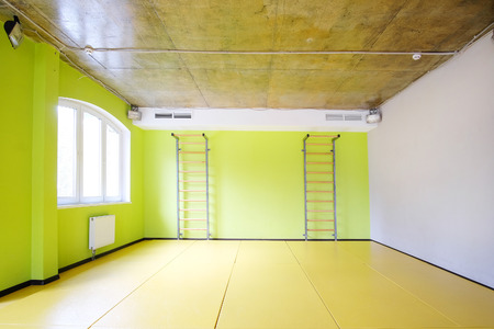 Interior of a fitness hallの写真素材