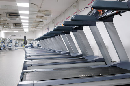 image of treadmills in a fitness hall