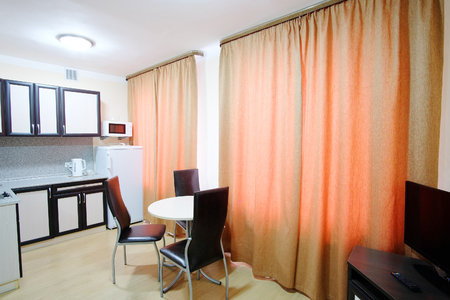 Modern kitchen interiorのeditorial素材