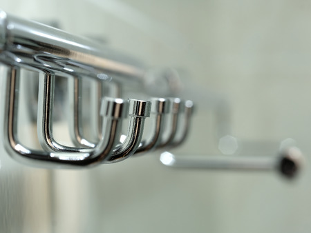 Close up dress pegsの写真素材