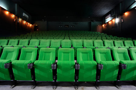 Interior of a cinema auditorium