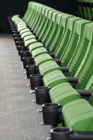 Interior of a cinema auditoriumの写真素材