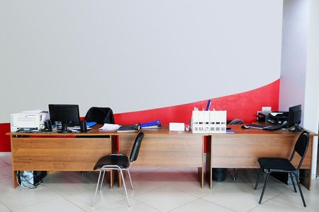 Interior of a receptionの写真素材