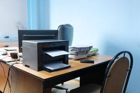 Interior of an officeの写真素材