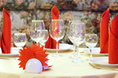 Interior of a restaurant