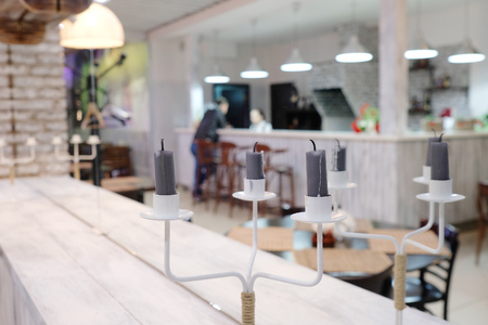 Interior of a restaurantの写真素材