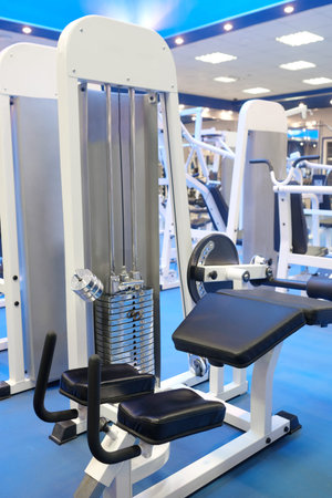 Interior of a fitness hall