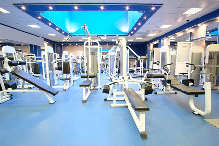 Interior of a fitness hallのeditorial素材