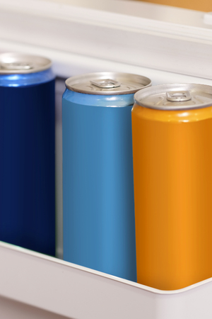 Mini refregerator close upの写真素材