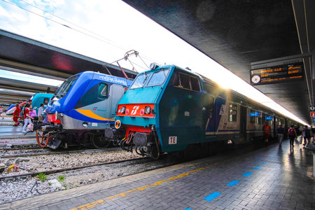 Venice, Italy - July, 28, 2017: train station in Venice, Italy