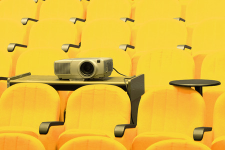 Interior of a cinemaの写真素材