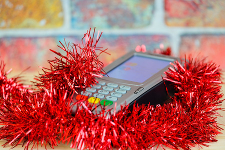 Plastic cards readerの写真素材