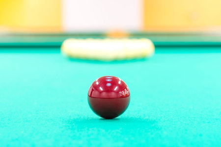 The image of billiard balls