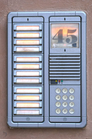 The image of an intercom