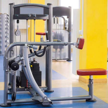 Interior of a fitness hall