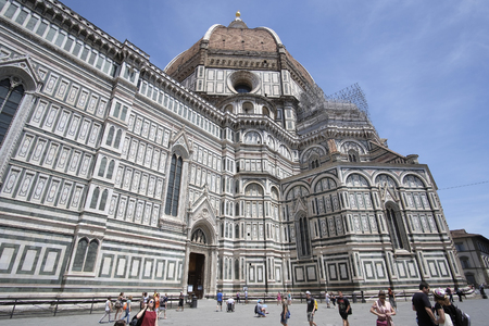 Florence, Italy - June, 4, 2018: Cathedral of Santa Maria del Fiore in Florenceのeditorial素材