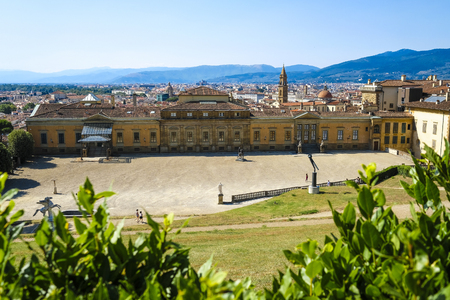 panorama of Florence, Italy from Pitti palaceの写真素材