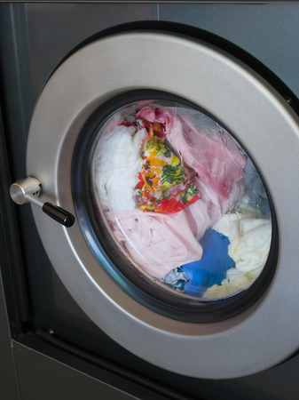 The image of a professional washing machineの写真素材