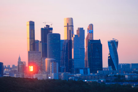 Moscow, Russia: Skyscrapers of Moscow city