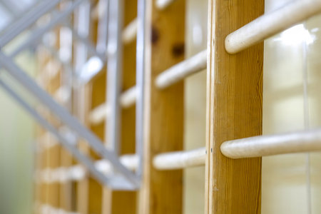 Wall bar close up