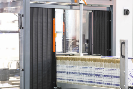 Interior of a packing machineの写真素材