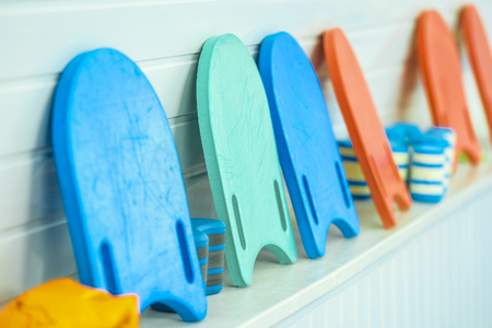 Interior of a swimming poolの写真素材