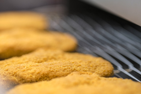 Food industry equipment for semi-finished meat foodの写真素材