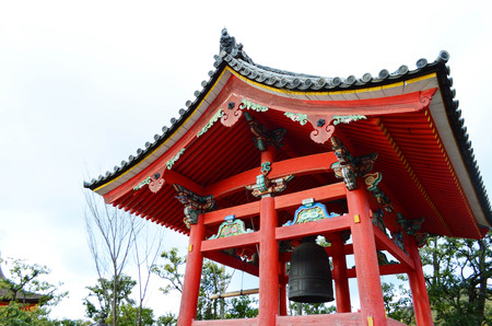 Bell tower in Japanese shrine, Kyotoのeditorial素材