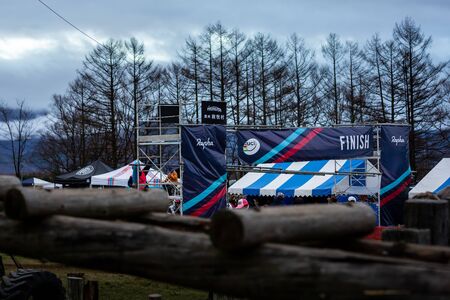 Nobeyama, Minamimaki, Minamisaku, Nagano / Japan - 2019.11.23 Rapha Super Cross Nobeyama 2019 (UCI-1)のeditorial素材