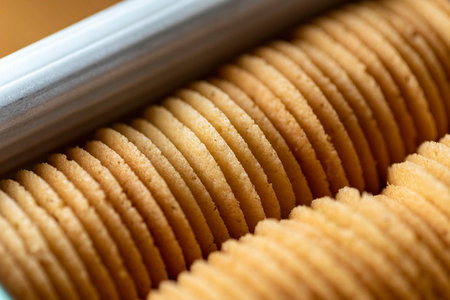 langue de chat baked cookie
